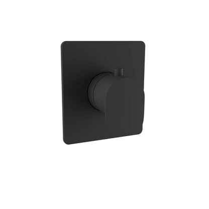 Baril Petite B04 3/4" Thermostatic Valve Trim - Matte Black