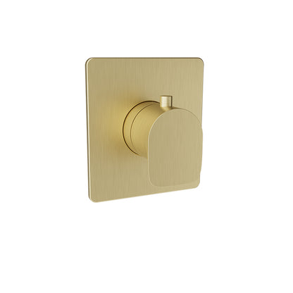 Baril Petite B04 3/4" Thermostatic Valve Trim - Satin Brass