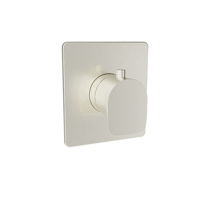 Baril Petite B04 3/4" Thermostatic Valve Trim - Brushed Nickel