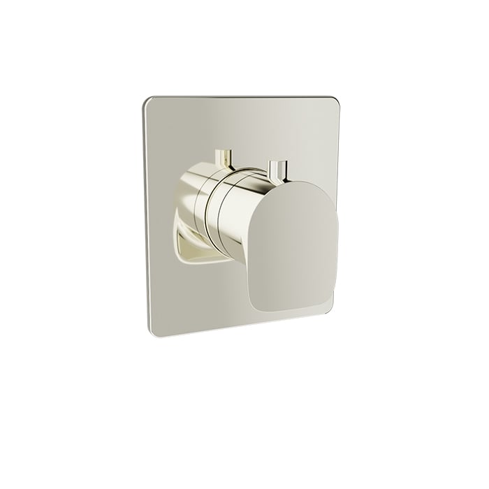 Baril Petite B04 3/4" Thermostatic Valve Trim - Polished Nickel