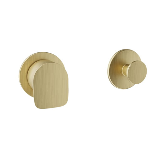 Baril Petite B04 3/4" Thermostatic Valve Trim - Satin Brass