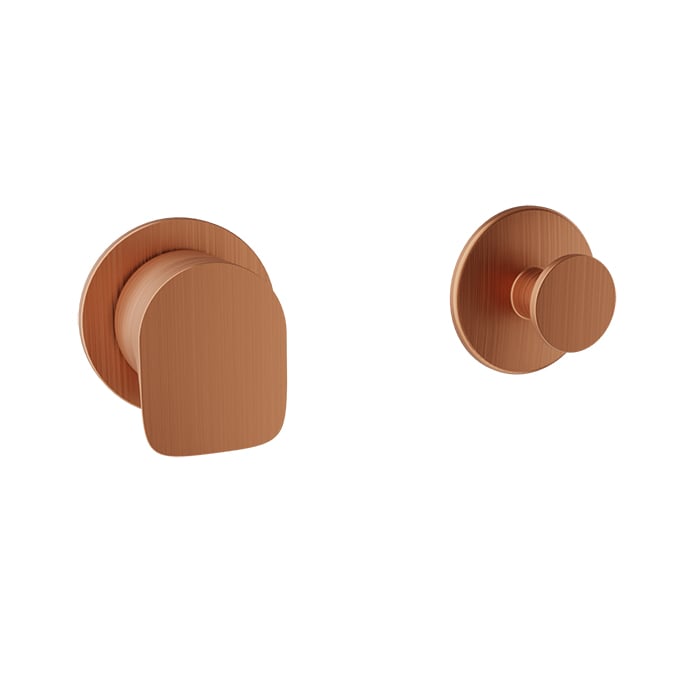 Baril Petite B04 3/4" Thermostatic Valve Trim - Satin Copper