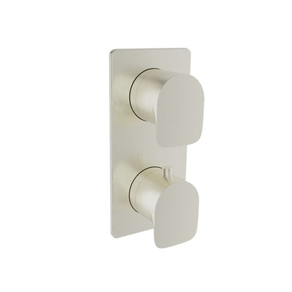 Baril Petite B04 Thermostatic PB Shower Valve Trim 2-Way Diverter - Brushed Nickel