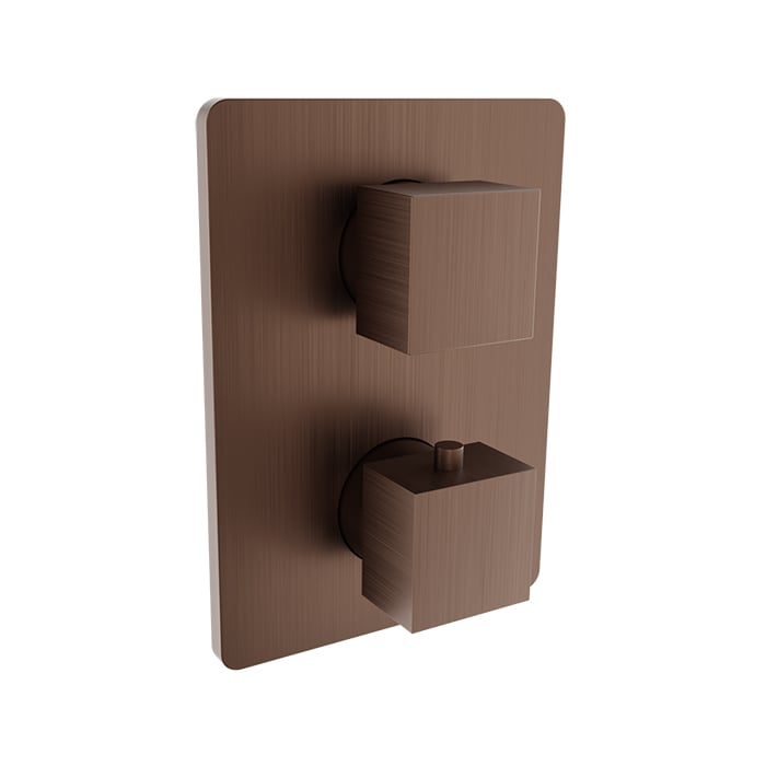 Baril Rec B05 Trim Only For Thermostatic Pressure-Balanced Shower Control Valve With 1-Way Diverter - Venetian Bronze