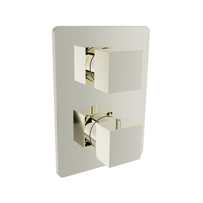 Baril Rec B05 Trim Only For Thermostatic Pressure-Balanced Shower Control Valve With 1-Way Diverter - Polished Nickel