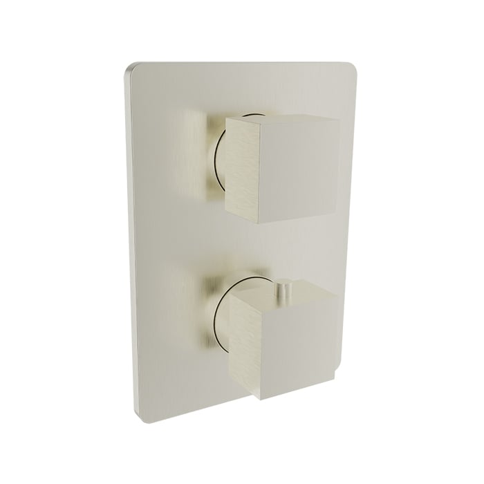 Baril Rec B05 Trim Only For Thermostatic Pressure-Balanced Shower Control Valve With 3-Way Diverter - Brushed Nickel