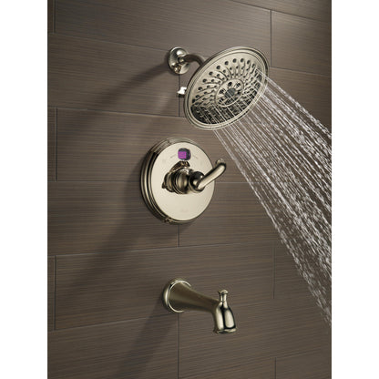 Delta Universal Showering Pomme de douche pluie 3 fonctions H2Okinetic de 8 po - 52687