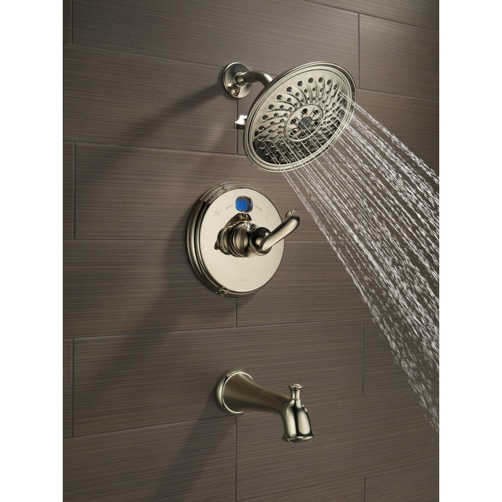 Delta Universal Showering Pomme de douche pluie 3 fonctions H2Okinetic de 8 po - 52687