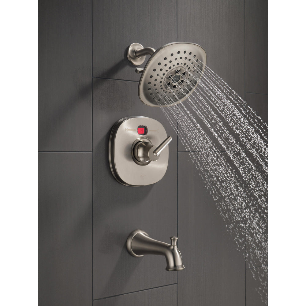 Pomme de douche pluie 3 réglages Delta Universal Showering H2Okinetic - 52686