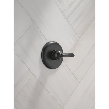 Delta T14045 Matte Black - in context