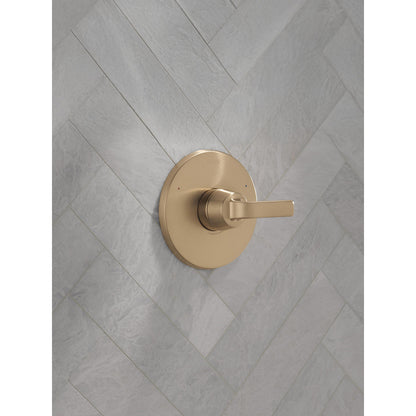 Delta T14062 Lineax Monitor valve only trim Champagne Bronze - in context