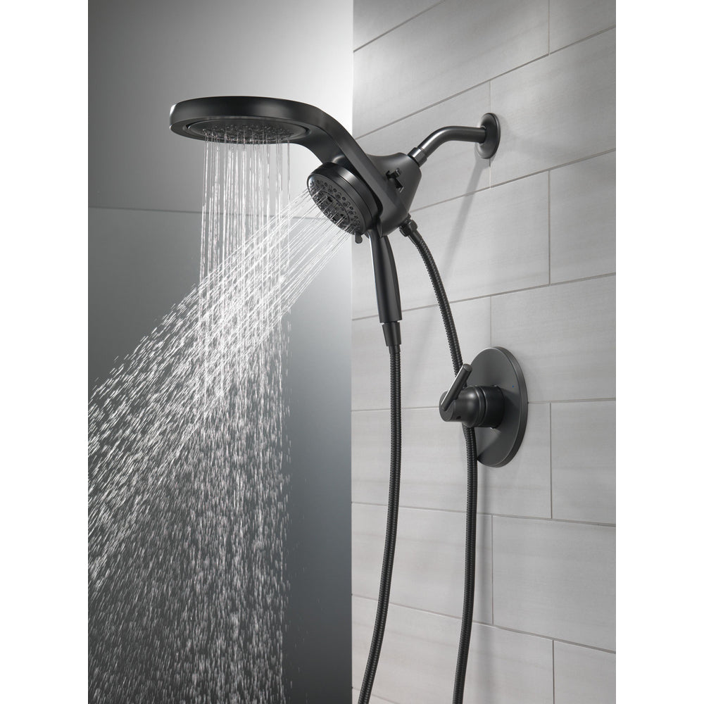 Pomme de douche deux-en-un Delta Universal Showering HydroRain H2Okinetic à 5 réglages - 58680