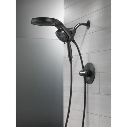 Pomme de douche deux-en-un Delta Universal Showering HydroRain H2Okinetic à 5 réglages - 58680