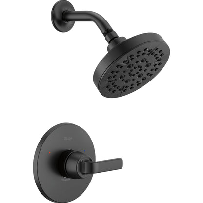 Delta T14262 Lineax Monitor shower trim Matte Black