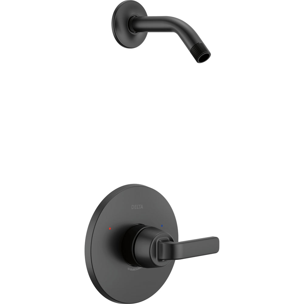 Delta T14262 Lineax Monitor shower trim less head Matte Black