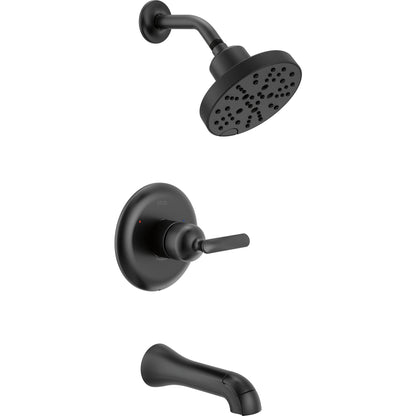 Delta T14445-BL Bonacci 14 Series Tub & Shower Trim Matte Black