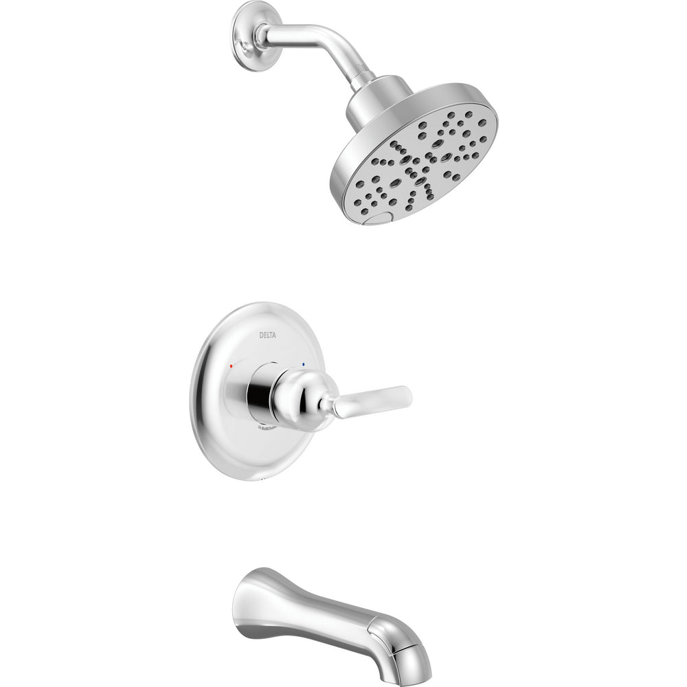 Delta T14445-PR Bonacci 14 Series Tub & Shower Trim Lumicoat Chrome