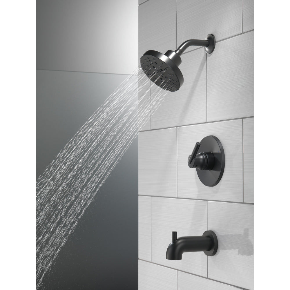 Delta Universal Showering H2Okinetic 5-Setting Contemporary Raincan Shower Head - 52668