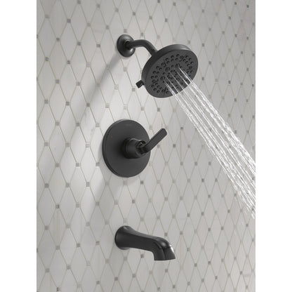 Delta T14462 Matte Black water 1