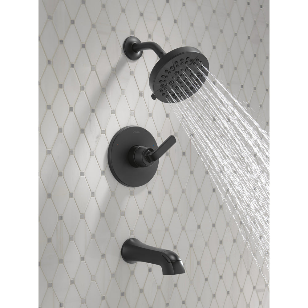 Delta T14462 Matte Black water 2