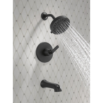 Delta T14462 Matte Black water 2