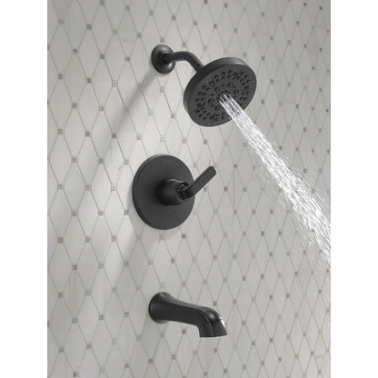Delta T14462 Matte Black water 4