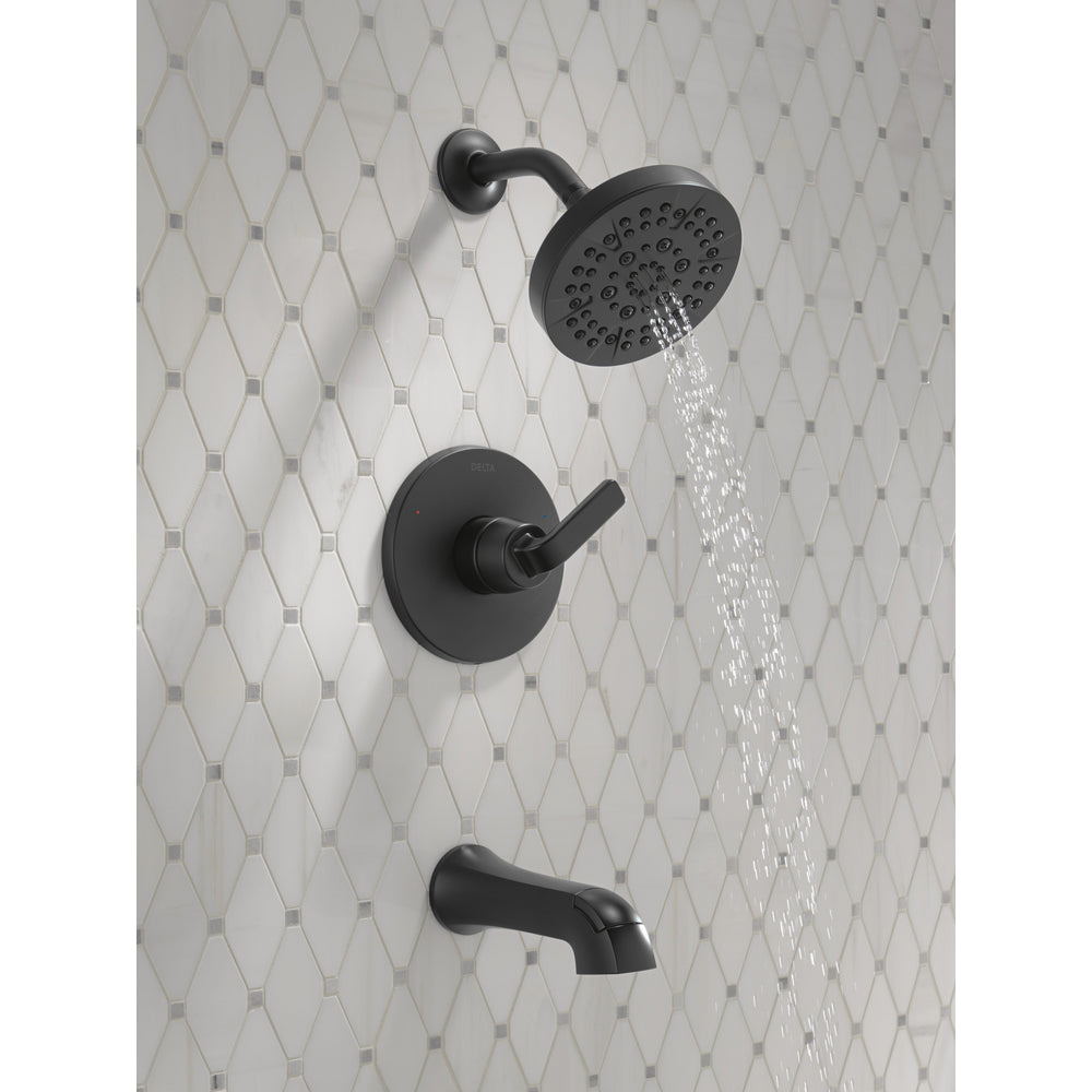 Delta T14462 Matte Black water 5