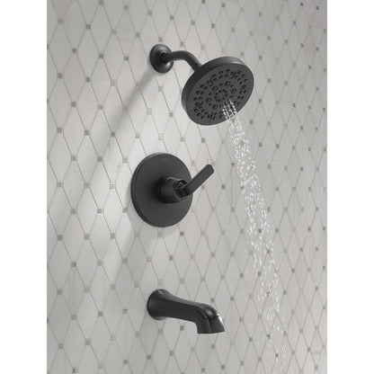 Delta T14462 Matte Black water 5