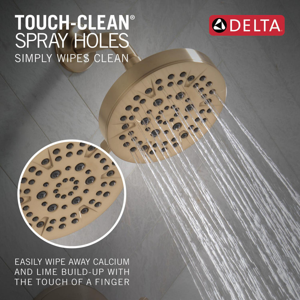 Delta T14462 Champagne Bronze TouchClean infographic