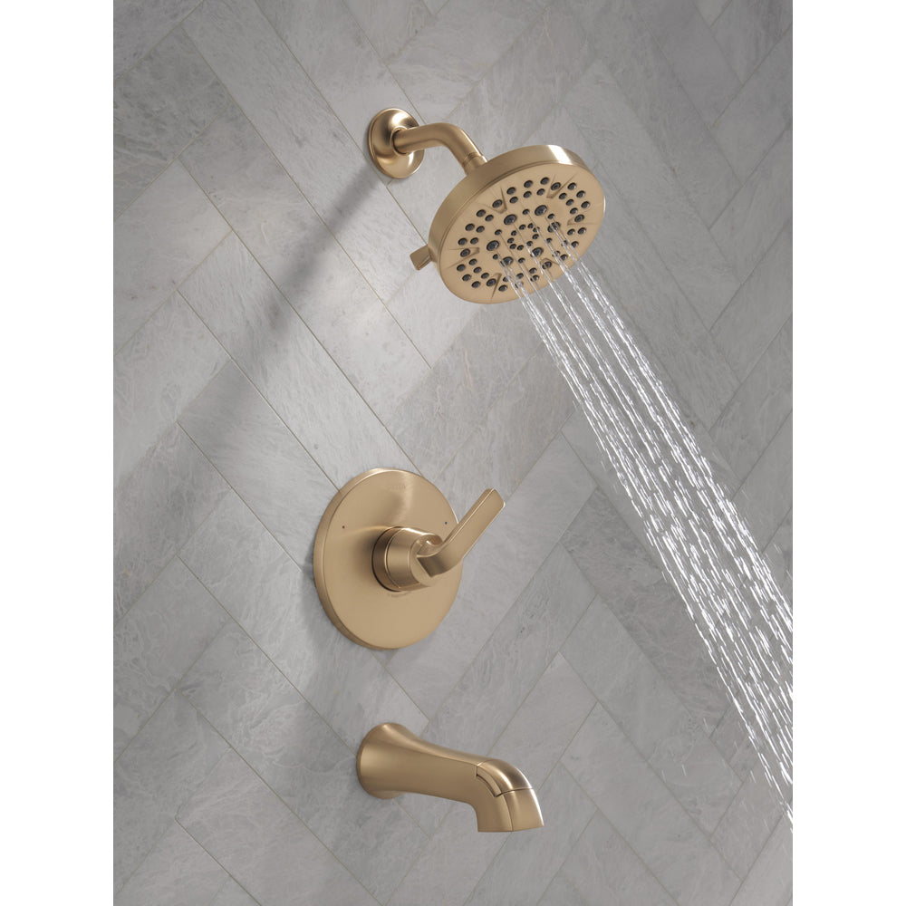 Delta T14462 Champagne Bronze water 1