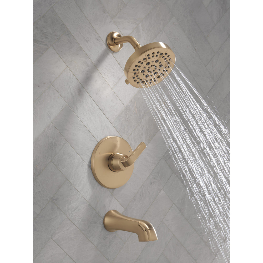 Delta T14462 Champagne Bronze water 2