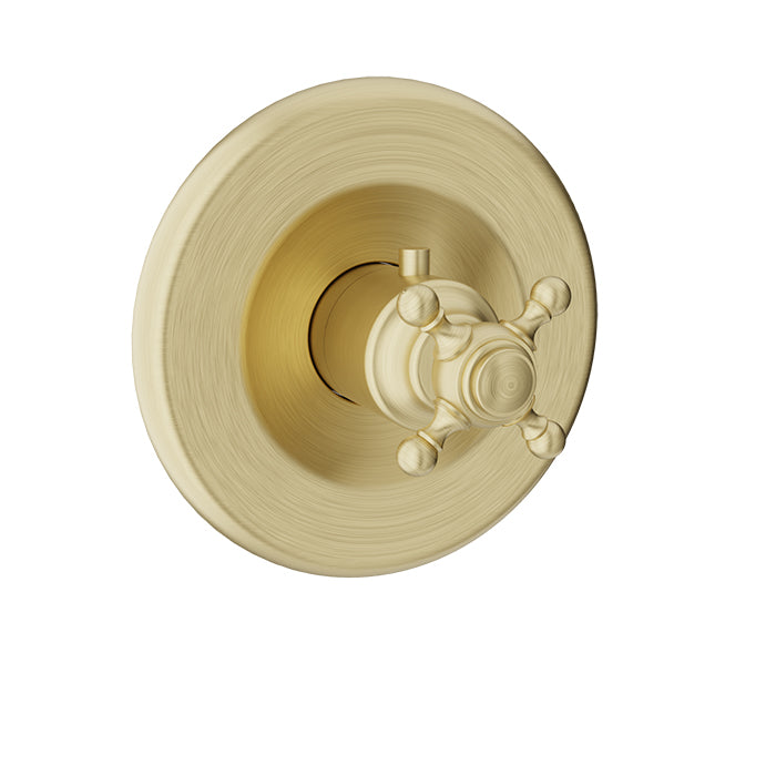 Baril Nautica B16 3/4-Inch Thermostatic Valve Trim - Satin Brass