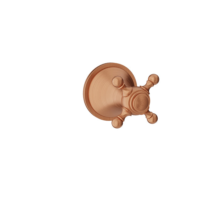 Baril Nautica B16 Diverter / Stop Valve Trim - Satin Copper