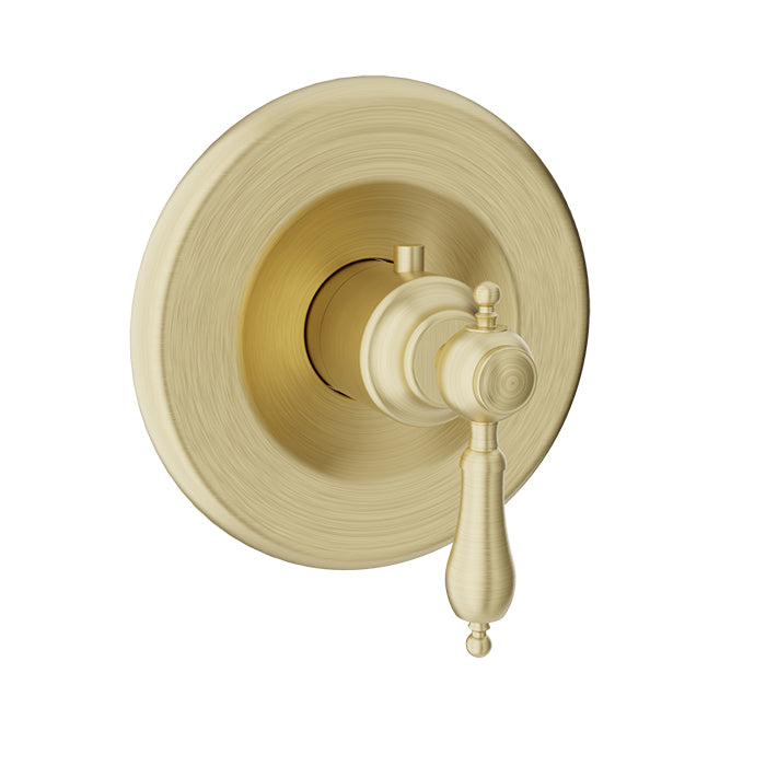 Baril Ralph B18 3/4-Inch Thermostatic Valve Trim - Satin Brass