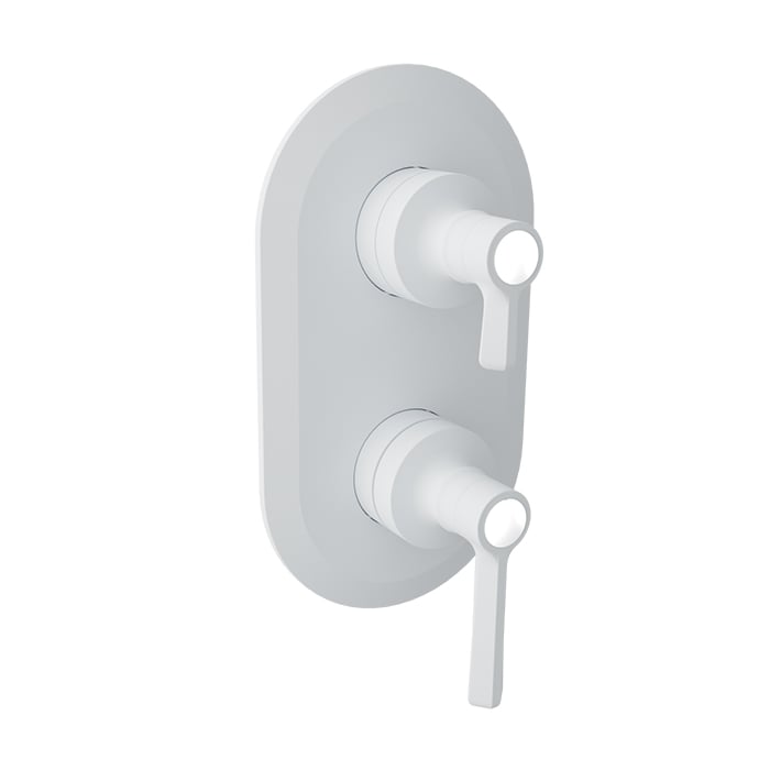 Baril Beaumont B20 Trim Only For Thermostatic Pressure-Balanced Shower Control Valve With 3-Way Diverter Shared Port - T20-9534-01