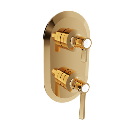 Baril Beaumont B20 Trim Only For Thermostatic Pressure-Balanced Shower Control Valve With 3-Way Diverter Shared Port - T20-9534-01