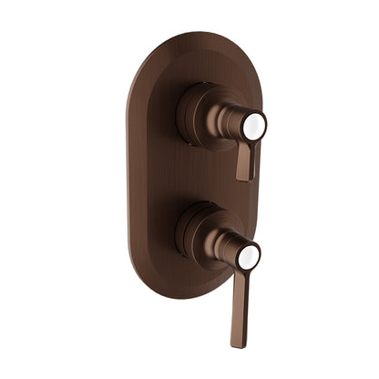 Baril Beaumont B20 Trim Only For Thermostatic Pressure-Balanced Shower Control Valve With 3-Way Diverter Shared Port - T20-9534-01