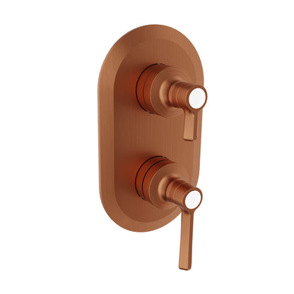Baril Beaumont B20 Trim Only For Thermostatic Pressure-Balanced Shower Control Valve With 3-Way Diverter Shared Port - T20-9534-01