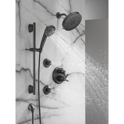 Delta Universal Showering H2Okinetic 4-Setting Shower Head with UltraSoak - 52488