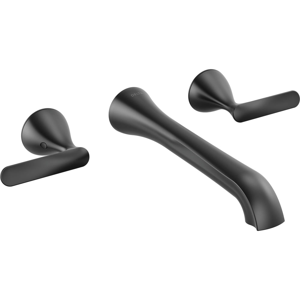 Delta T3545LF Bonacci wall-mount trim Matte Black
