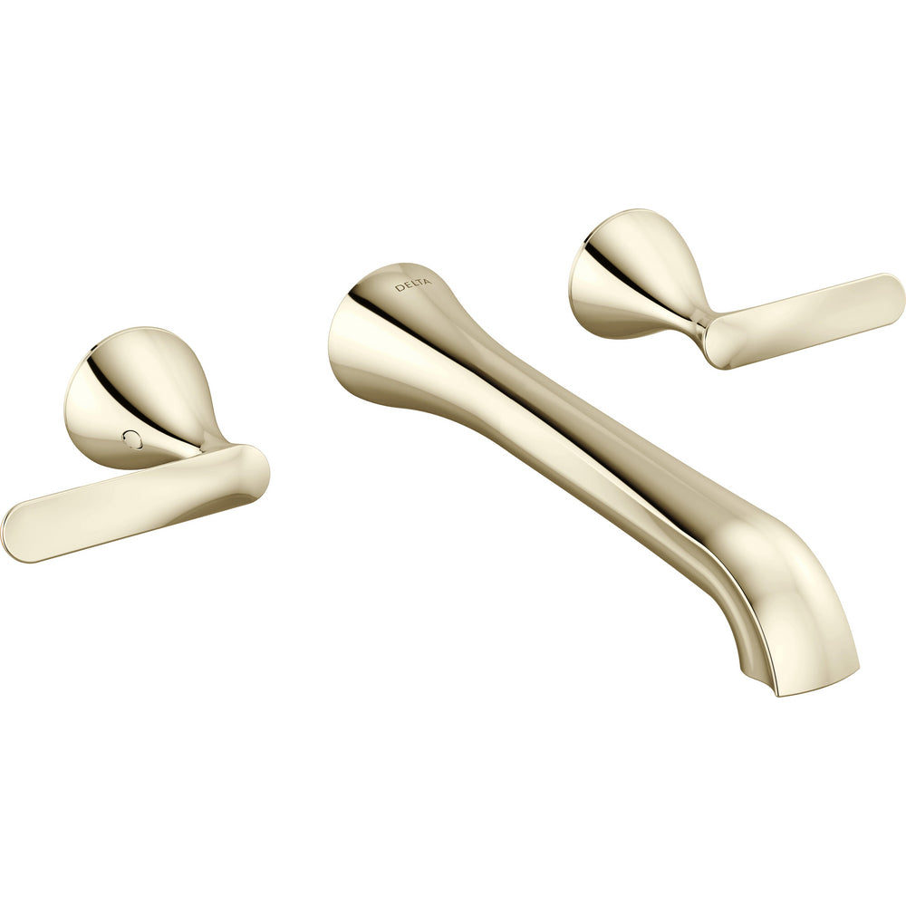 Delta T3545LF Bonacci wall-mount trim Lumicoat Polished Nickel