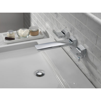 Delta T3599LF Lumicoat Chrome wall-mount trim