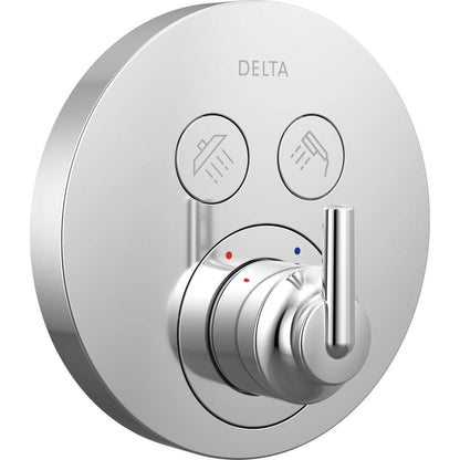 Delta T37T259 SelectChoice push-button shower trim Chrome