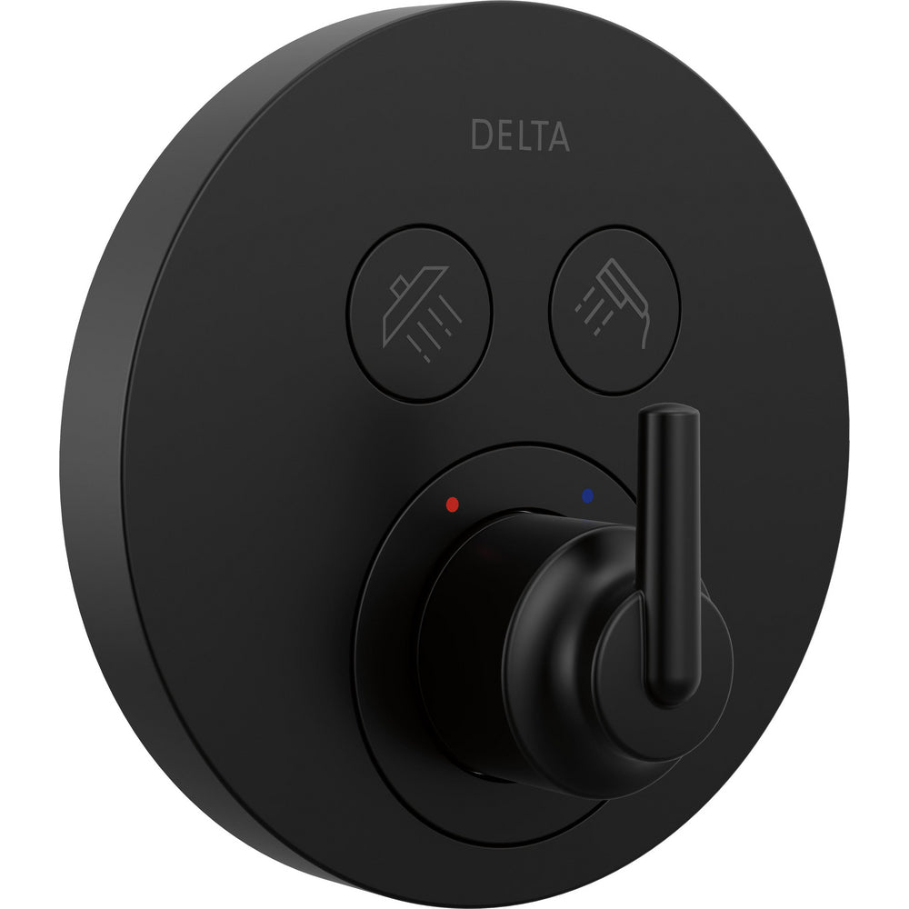 Delta T37T259 SelectChoice push-button shower trim Matte Black
