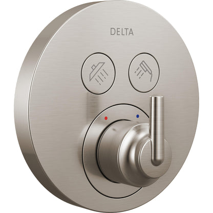 Delta T37T259 SelectChoice push-button shower trim Stainless