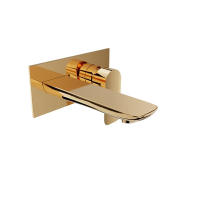 Baril Sens B45 Wall-Mounted Tub Faucet Trim - Gold