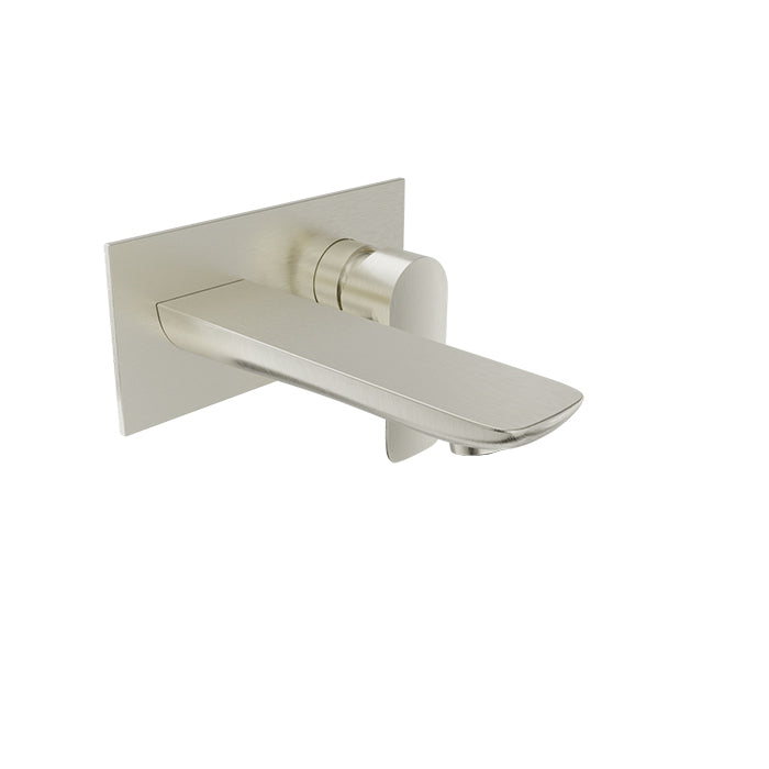 Baril Sens B45 Wall-Mounted Tub Faucet Trim - Brushed Nickel