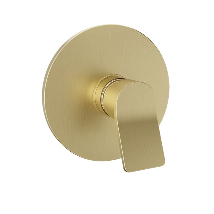 Baril Profile B46 Pressure-Balanced Shower Control Valve Trim - Satin Brass