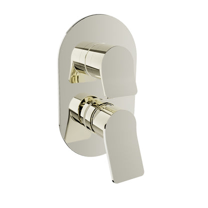 Baril Profile B46 Pressure-Balanced Shower Control Valve Trim With 2-Way Diverter - Polished Nickel