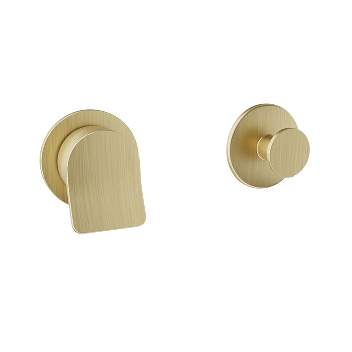Baril Profile B46 3/4" Thermostatic Valve Trim With Volume Control - Satin Brass